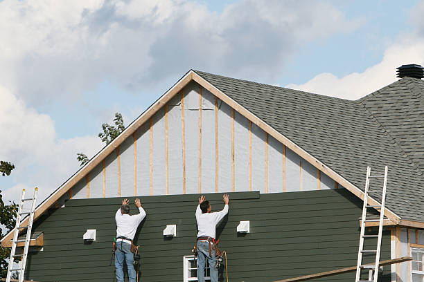 Professional Emergency Siding Repair technician working in Allison Park, PA